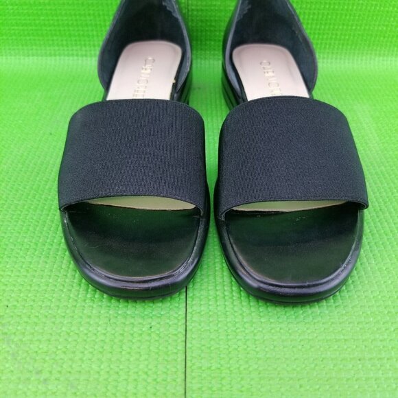 ✅Cabin Creek Black Slide Women's Size 7M Sandals W/Back Heel Front Strap 024-670 - Picture 6 of 16